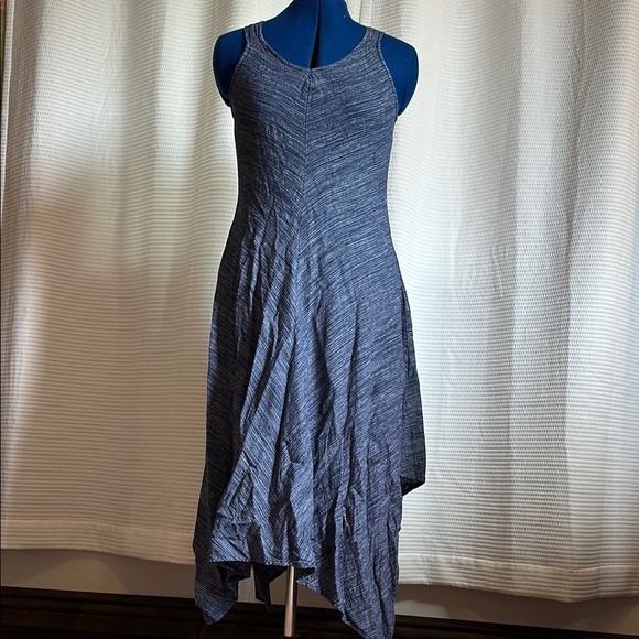 Blue Racer-back Dress - Picture 1 of 5